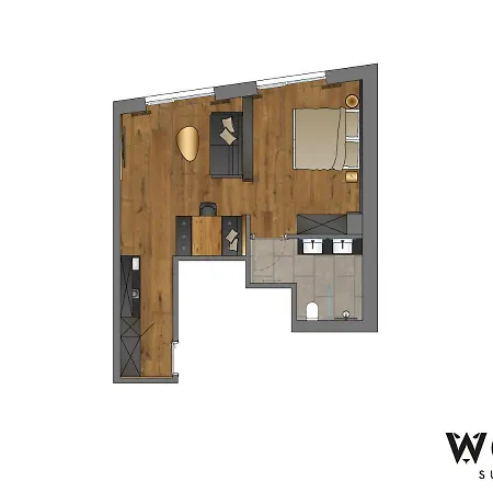 Appartement Der Wolf -suiten *